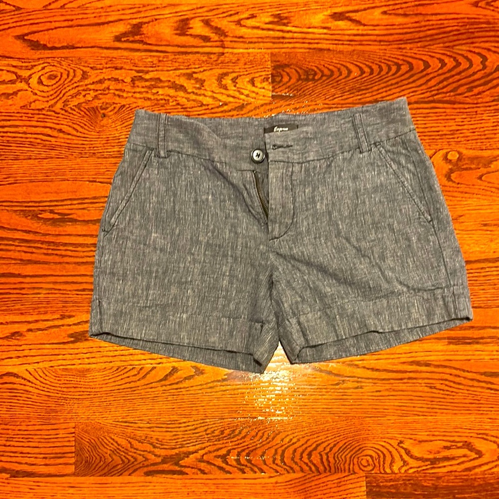 Express Gray Shorts Casual Style